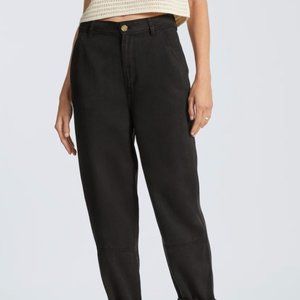 EVERLANE RELAXED CHINO PANT BLACK SIZE 12 NWT